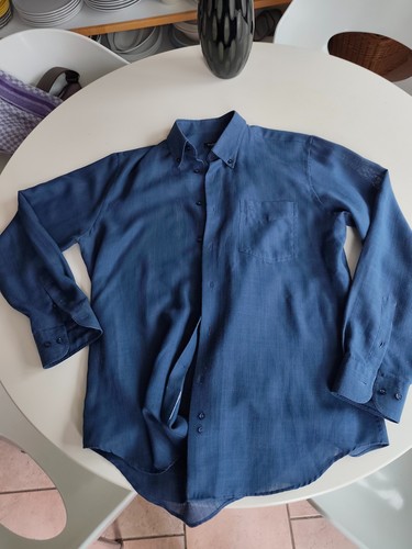 Herren hemden blau langarm - herren,