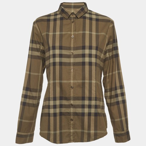 Burberry brit hemd olivgrün - burberry,
